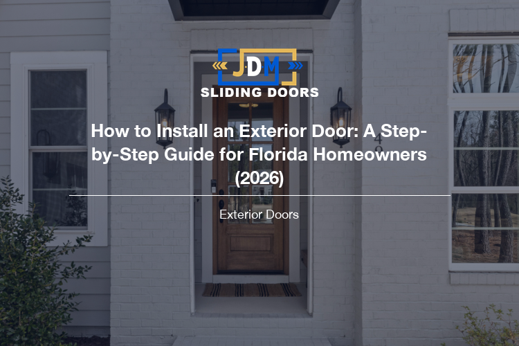 How to Install an Exterior Door: A Step-by-Step Guide for Florida Homeowners (2026)